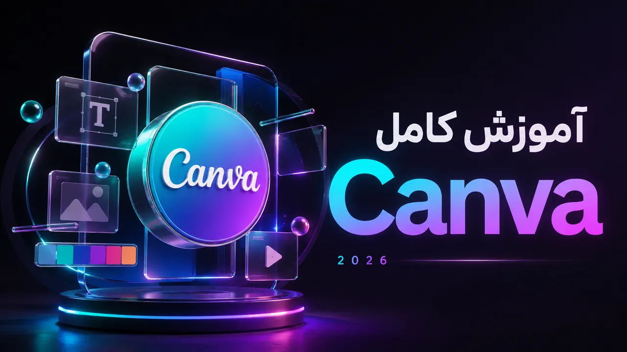 آموزش کامل Canva برای طراحی بنر